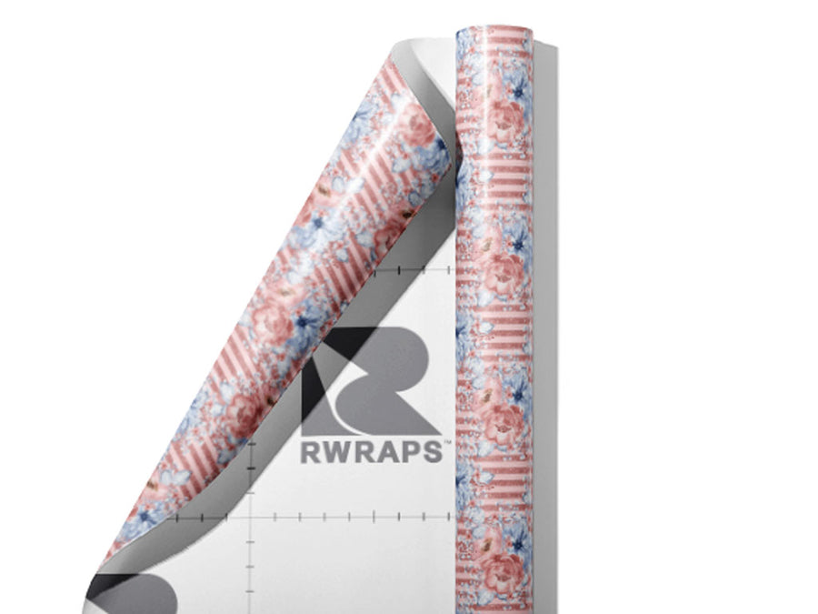 Wonderful Bouquet Fantasy Wrap Film Sheets~Rwraps Series 914 Wonderful Bouquet Fantasy Scrolled Sheet~3