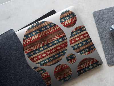 wood burn  DIY Laptop Stickers
