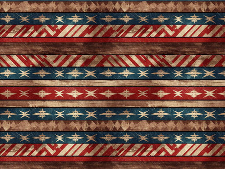 Wood Burn Americana Vinyl Wrap Pattern~Rwraps Series 914 Digitally Printed Vinyl Wrap~0