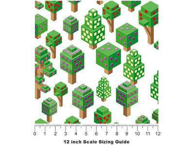 Wood Resource Gaming Vinyl Film Pattern Size 12 inch Scale~Rwraps Wood Resource Gaming Sizing Chart~2
