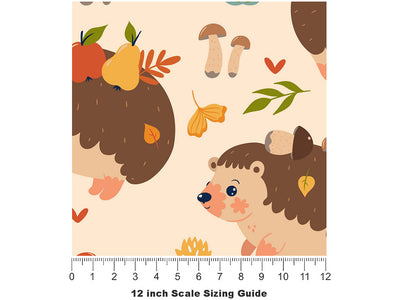 Wooden Habitat Animal Vinyl Film Pattern Size 12 inch Scale~Rwraps Wooden Habitat Animal Sizing Chart~2