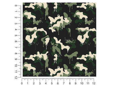woodland graffiti camouflage 1ft x 1ft Craft Sheets