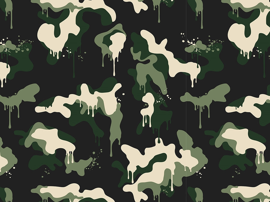 Woodland Graffiti Camouflage Vinyl Wrap Pattern~Rwraps Series 914 Digitally Printed Vinyl Wrap~0