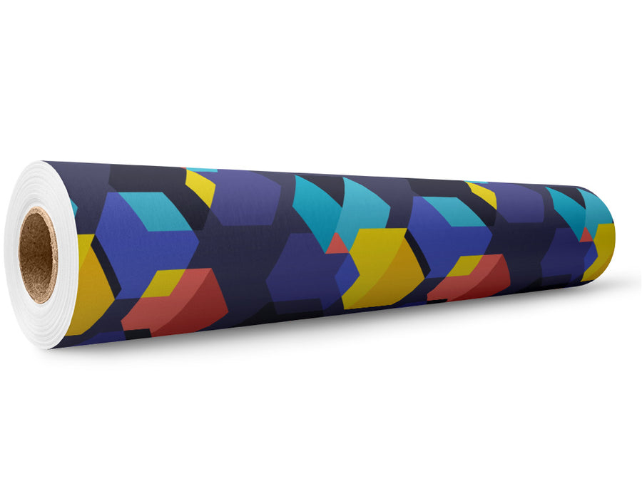 Work Over Abstract Wrap Film Wholesale Roll~Rwraps Series 914 Digitally Printed Vinyl Roll~5