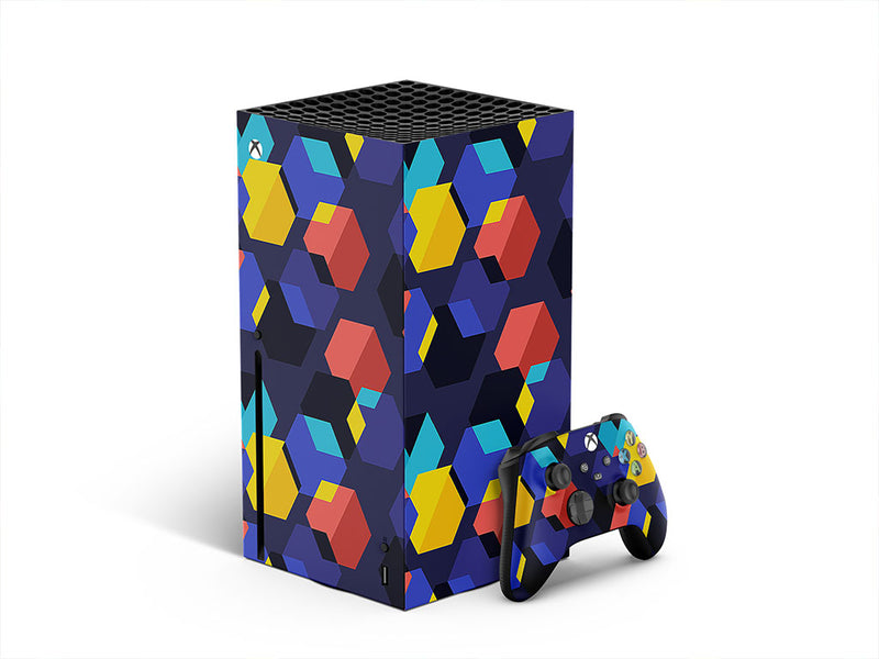 work over abstract geometric XBOX DIY Decal