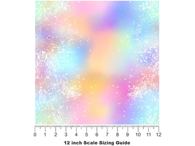 World Light Gemstone Vinyl Film Pattern Size 12 inch Scale~Rwraps World Light Gemstone Sizing Chart~2