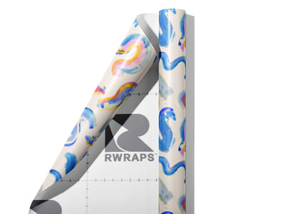 Wormy Dreams Abstract Wrap Film Sheets~Rwraps Series 914 Wormy Dreams Abstract Scrolled Sheet~3