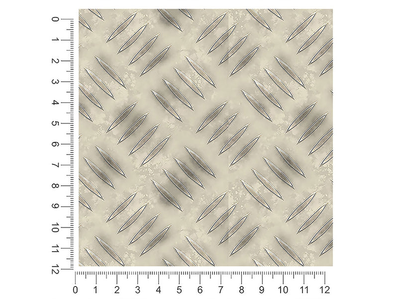 worn aluminum diamond plate 1ft x 1ft Craft Sheets