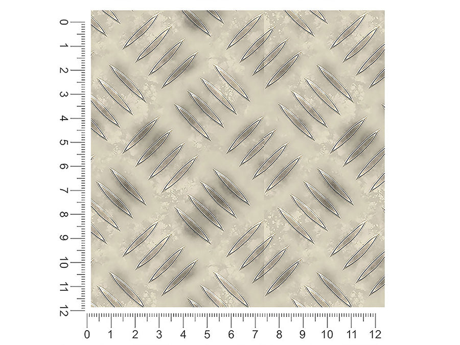 worn aluminum diamond plate 1ft x 1ft Craft Sheets