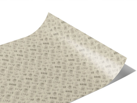 Worn Aluminum Diamond Plate Series Custom Printed Wrap Film~Rwraps Series 914 Diamond Plate Digitally Printed Vinyl Wrap~0