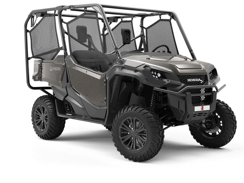 Woven Mesh Diamond Plate Utility Vehicle Vinyl Wrap