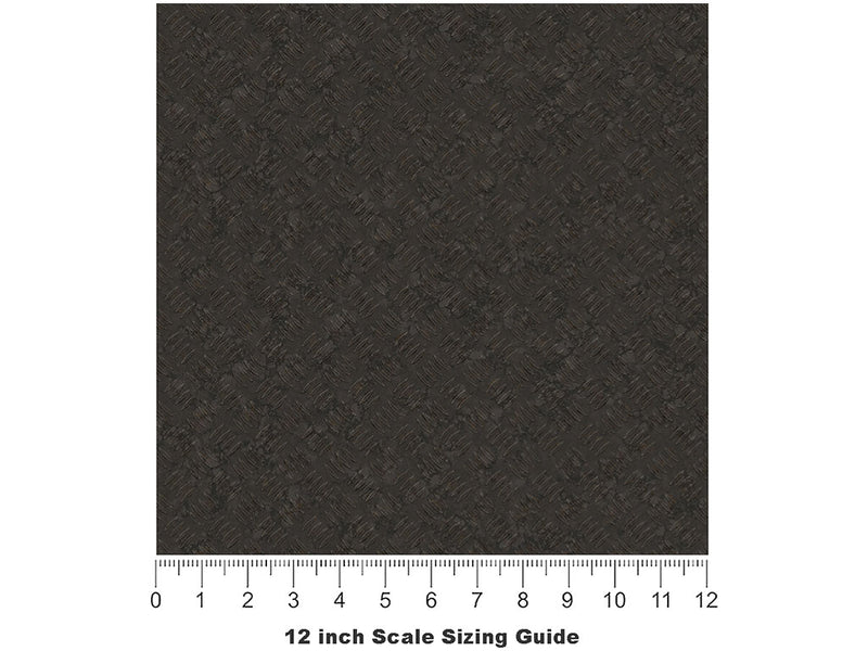 Woven Mesh Diamond Plate Vinyl Film Pattern Size 12 inch Scale~Rwraps Woven Mesh Sizing Chart~2