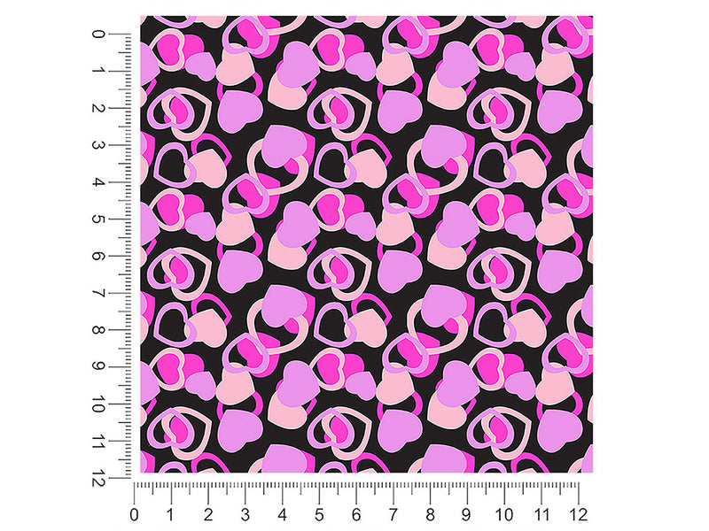 wrapped around heart 1ft x 1ft Craft Sheets