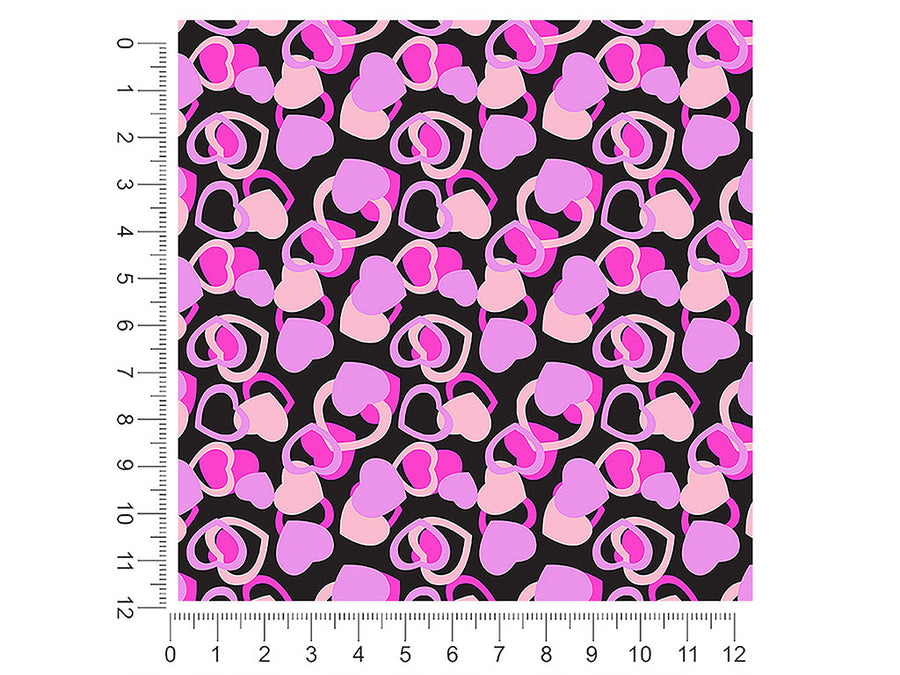 wrapped around heart 1ft x 1ft Craft Sheets