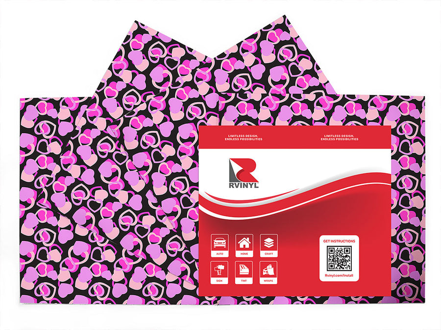 wrapped around heart Craft Vinyl Sheet Pack