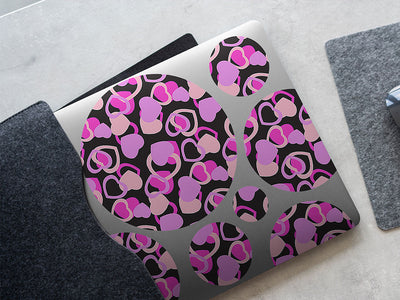 wrapped around heart DIY Laptop Stickers