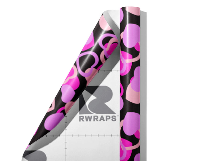 Wrapped Around Heart Wrap Film Sheets~Rwraps Series 914 Wrapped Around Heart Scrolled Sheet~3