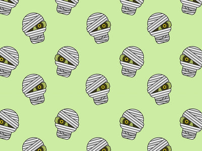 Wrapped Up Halloween Vinyl Wrap Pattern~Rwraps Series 914 Digitally Printed Vinyl Wrap~0