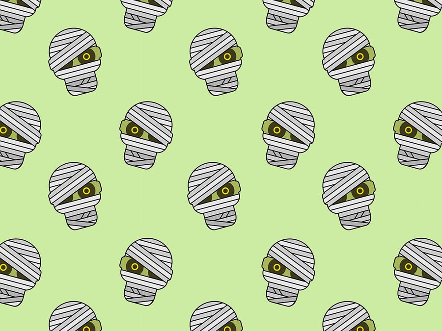 Wrapped Up Halloween Vinyl Wrap Pattern~Rwraps Series 914 Digitally Printed Vinyl Wrap~0