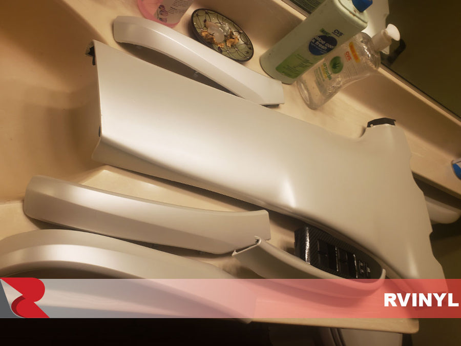 Wraps Satin Pearl White DIY Installed Wraps