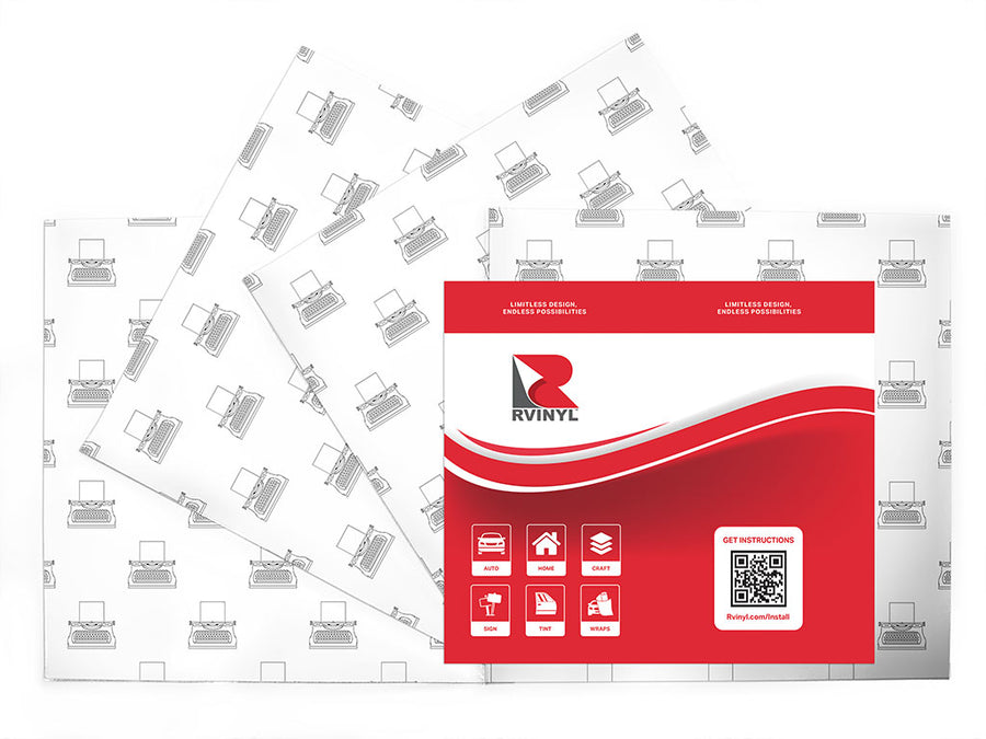 writing outline hobby Craft Vinyl Sheet Pack