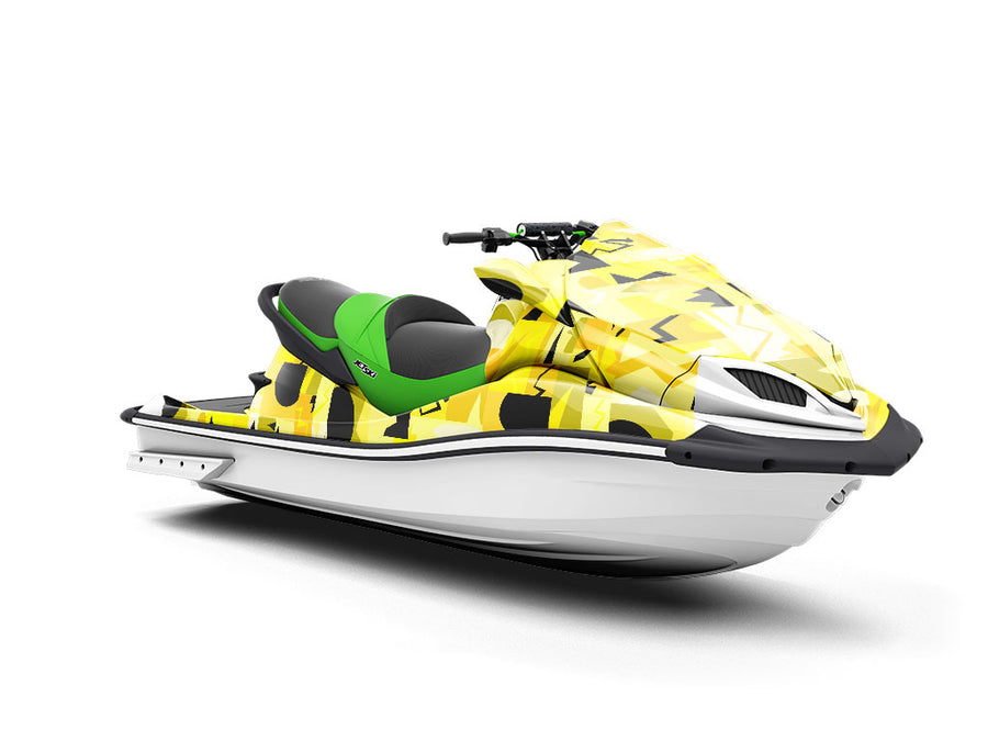 Xanthic Ecstasy Mosaic Jet Ski Vinyl Customized Wrap