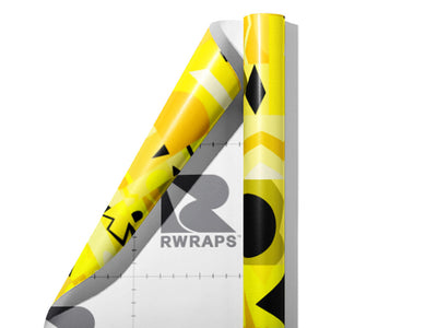 Xanthic Ecstasy Mosaic Wrap Film Sheets~Rwraps Series 914 Xanthic Ecstasy Mosaic Scrolled Sheet~3