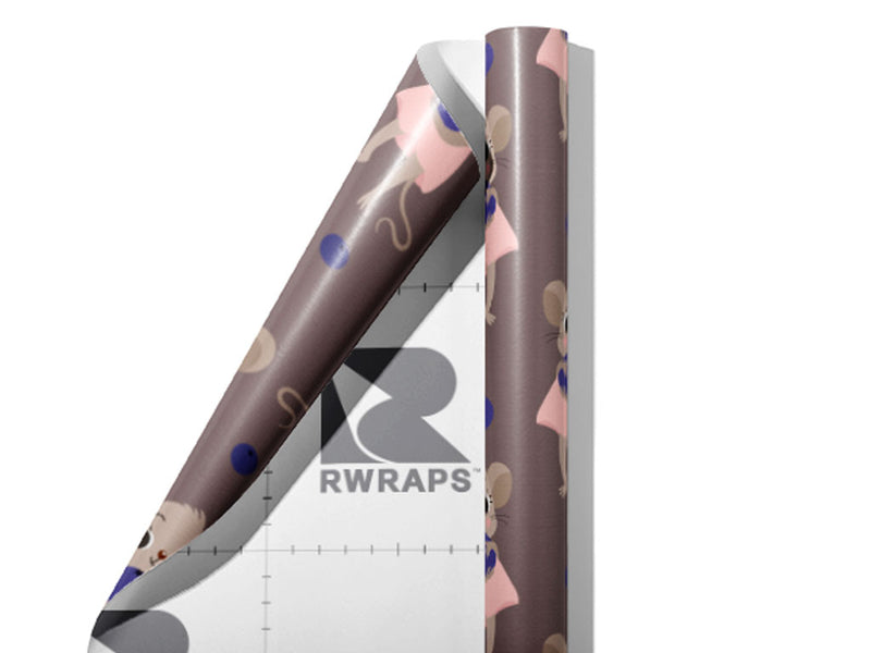 XL Snack Rodent Wrap Film Sheets~Rwraps Series 914 XL Snack Rodent Scrolled Sheet~3