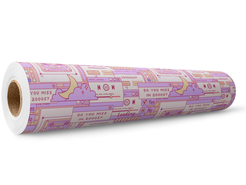 Y2K Nostalgia Sticker Bomb Wrap Film Wholesale Roll~Rwraps Series 914 Digitally Printed Vinyl Roll~5