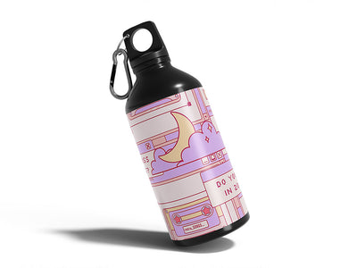 Water Bottle DIY Stickers
