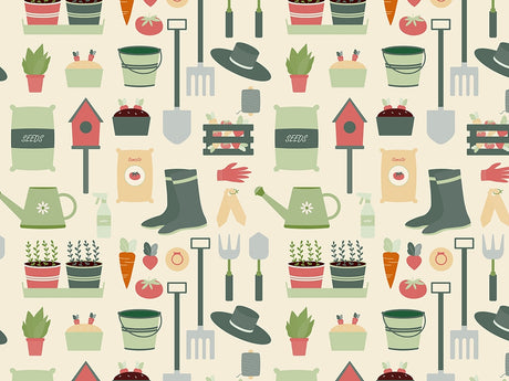 Yard Life Gardening Vinyl Wrap Pattern~Rwraps Series 914 Digitally Printed Vinyl Wrap~0