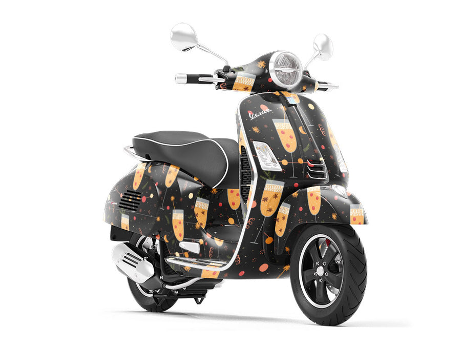 Yearly Resolutions Alcohol Vespa Scooter Wrap Film