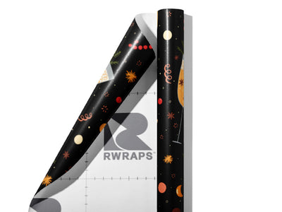 Yearly Resolutions Alcohol Wrap Film Sheets~Rwraps Series 914 Yearly Resolutions Alcohol Scrolled Sheet~3