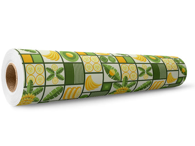 Yellow Banana Mosaic Wrap Film Wholesale Roll~Rwraps Series 914 Digitally Printed Vinyl Roll~5