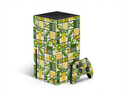 yellow banana mosaic XBOX DIY Decal