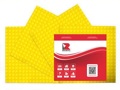yellow brick toy room Craft Vinyl Sheet Pack