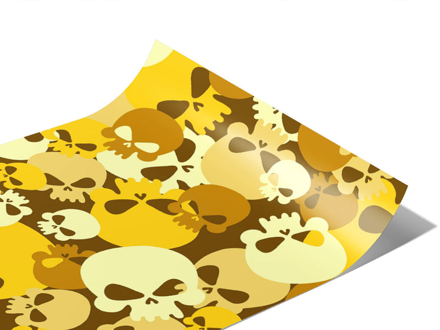 Yellow Calvaria Halloween Vinyl Wraps~Rwraps Series 914 Digitally Printed Vinyl Wrap~0
