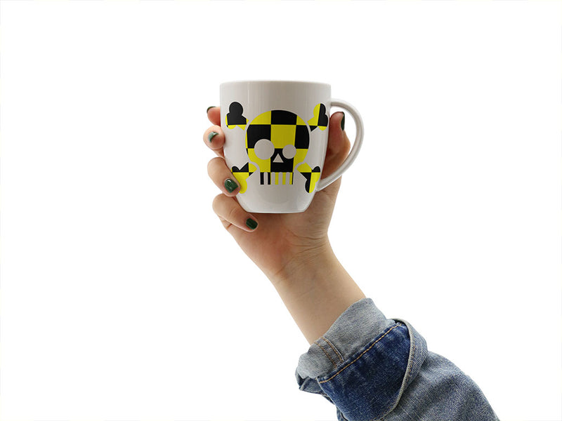 yellow checkered DIY Vinyl Decals