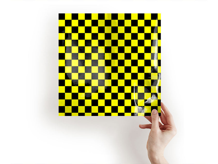 yellow checkered Craft Sheets