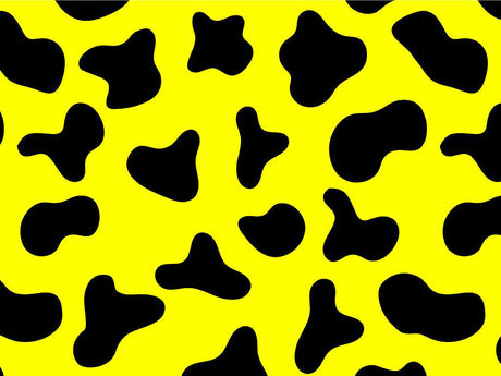Yellow Cow Vinyl Wrap Pattern~Rwraps Series 914 Digitally Printed Vinyl Wrap~0