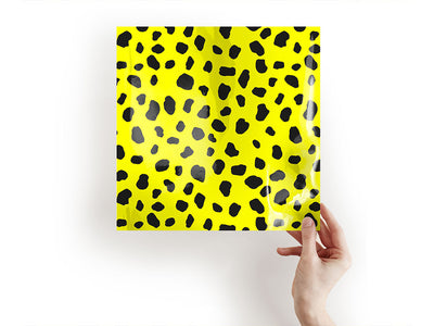 yellow dalmation animal print Craft Sheets