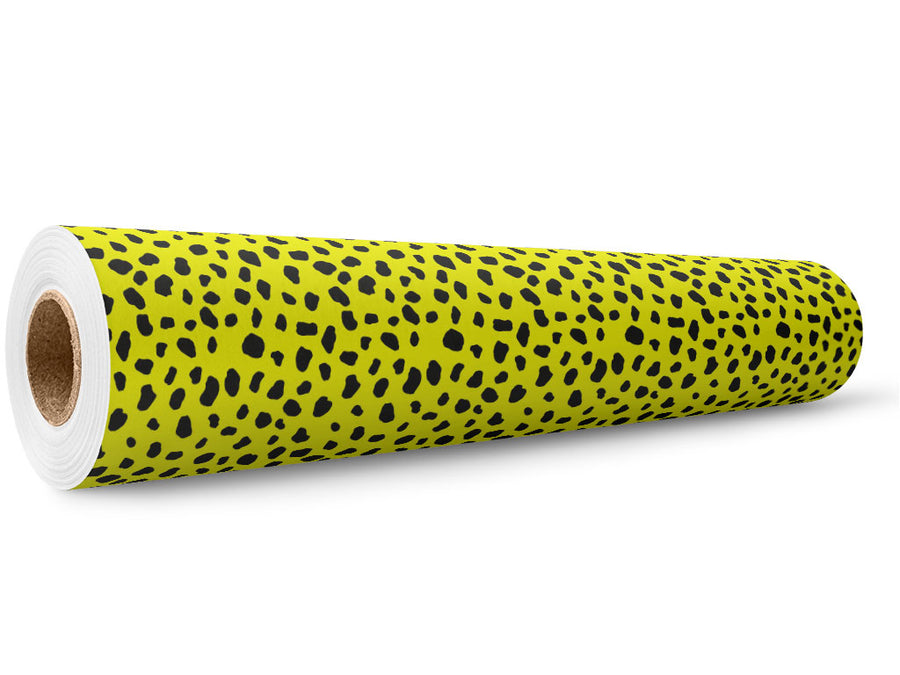 Yellow Dalmation Wrap Film Wholesale Roll~Rwraps Series 914 Digitally Printed Vinyl Roll~6
