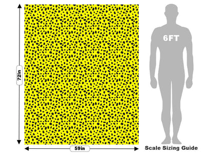 Yellow Dalmation Vehicle Wrap Scale~Rwraps Series 914 Yellow Dalmation Measurements~2