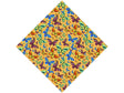 Yellow Flutter Bug Vinyl Wrap Pattern