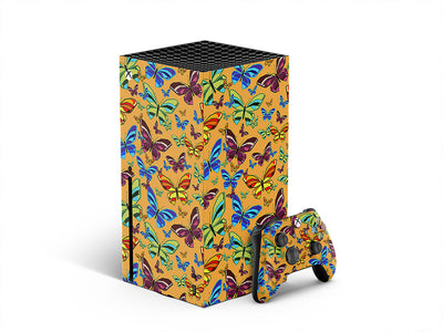 yellow flutter bug XBOX DIY Decal