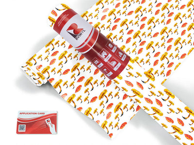 yellow foot fun mushroom Craft Vinyl Roll