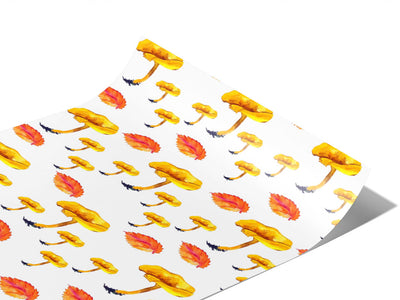 Yellow Foot Fun Mushroom Vinyl Wraps~Rwraps Series 914 Digitally Printed Vinyl Wrap~0