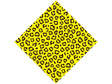 Yellow Leopard Vinyl Wrap Pattern