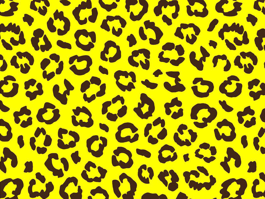 Yellow Leopard Vinyl Wrap Pattern~Rwraps Series 914 Digitally Printed Vinyl Wrap~0