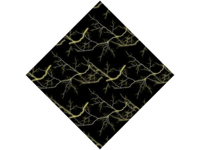 Yellow Lightning Vinyl Wrap Pattern